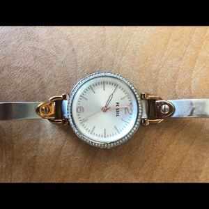 Women’s Fossil stainless steel watch